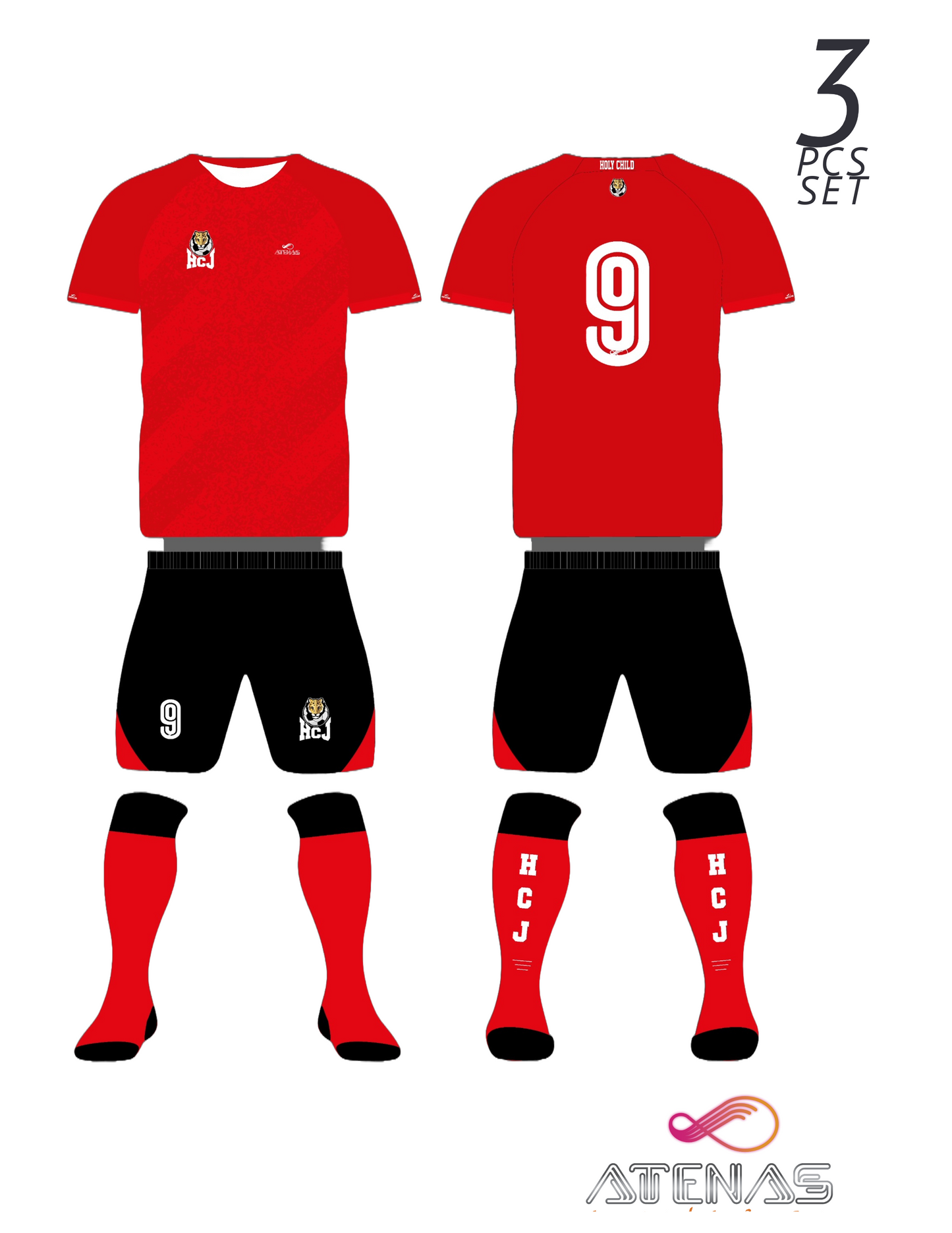 HCJ Soccer Uniform Set 3pcs (required)