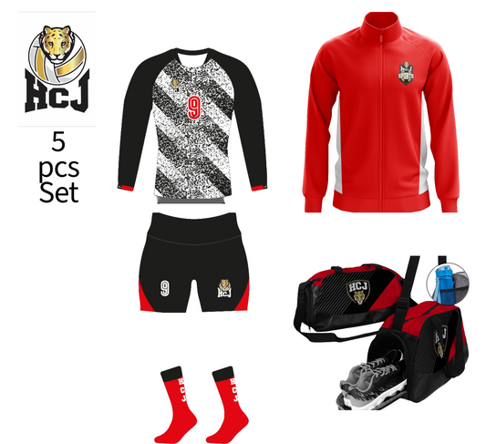 HCJ Volleyball Uniform 5 pcs Bundle - Team # 2 & Libero Player