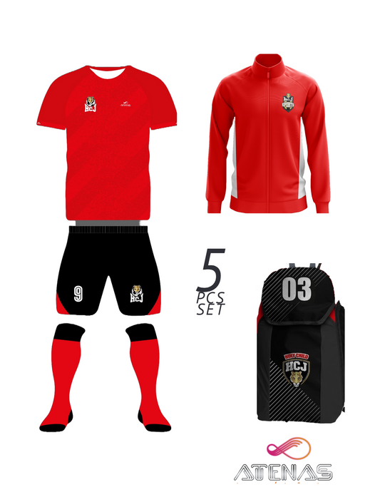 HCJ Soccer Welcome Uniform Set 5pcs with Jacket