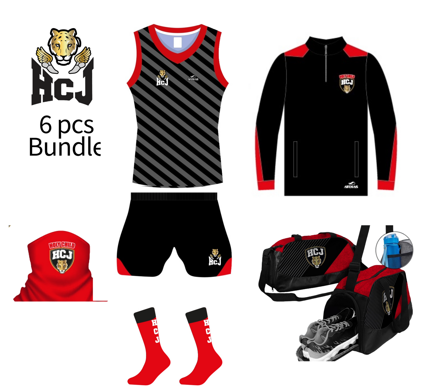 HCJ Track Uniform 6 pcs Bundle