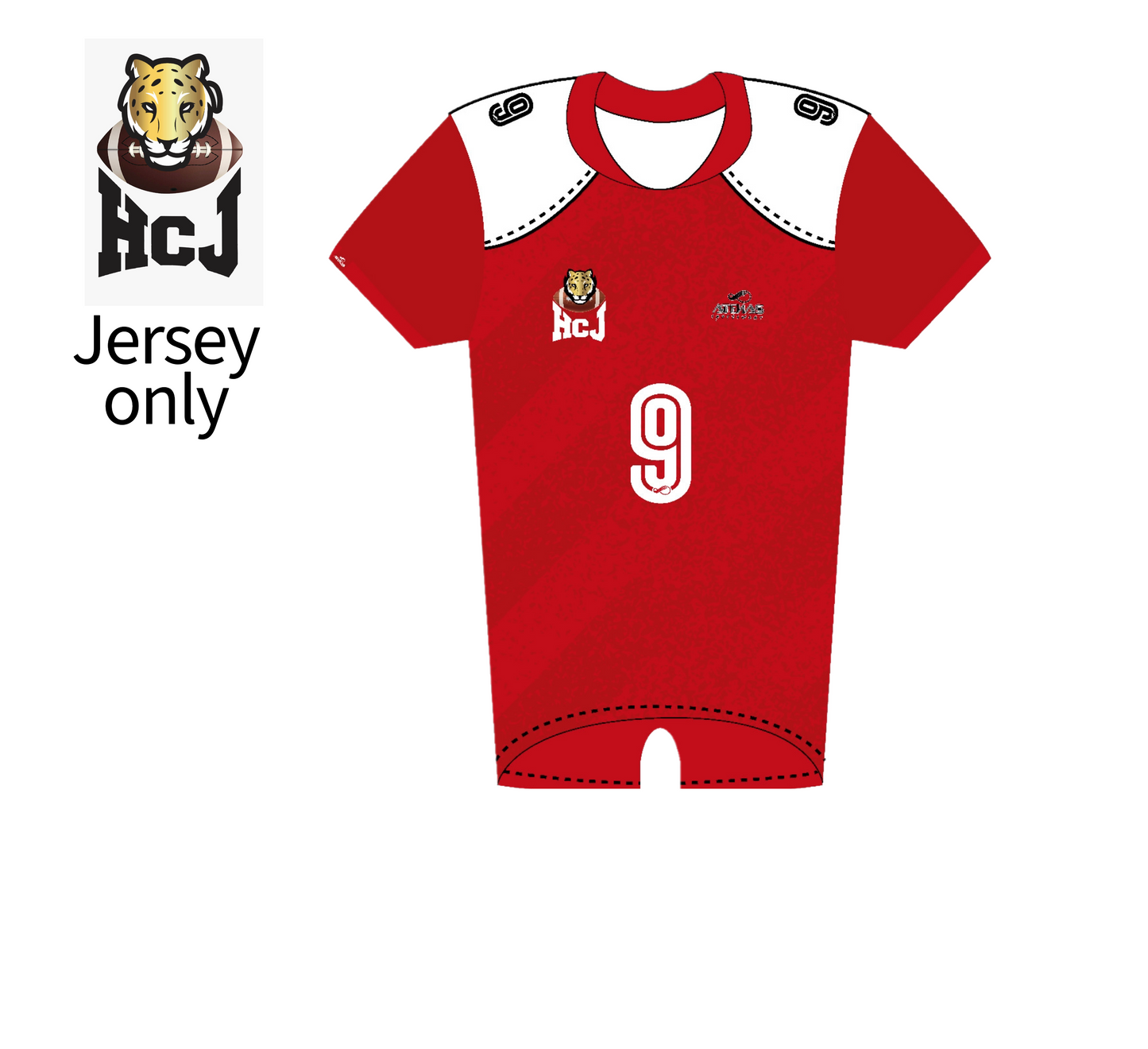 HCJ Flag Football 5 pcs Bundle