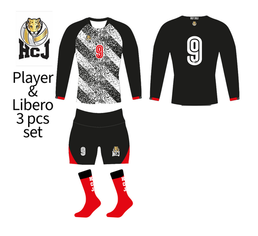 HCJ Volleyball Uniform Set 3pcs - Mandatory set - Team # 2 & Libero Player